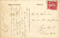 CPA Avallon Vue Prise De La Morlande