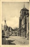 CPA Avallon L'Eglise Saint Lazare Et Le Beffroi