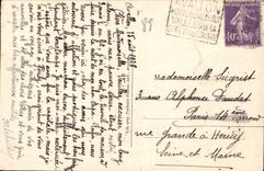 POSTAL Avallon de la VENDIMIA una esquina de las Edades Medias