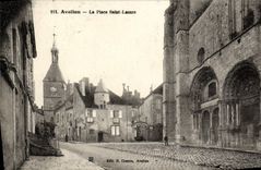 CPA Avallon La Place Saint Lazare