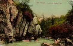 CPA Avallon Crot De La Foudre