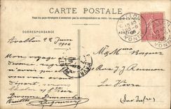 CPA Avallon Rue De Lyon Grand Hotel Du Chapeau Rouge
