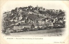 CPA Avallon Vue Sur La Ville Le Faubourg De Cousin La Roche
