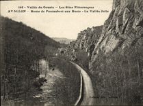 CPA Avallon Route De Pontaubert aux Ruats La Vallee Jolie