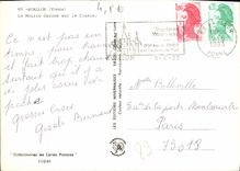 CPM Avallon Le Moulin Cauoux Sur Le Cousin