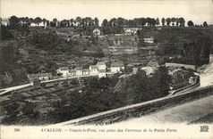 CPA Avallon Cousin Le Pont Vue Prise Des Terreaux De La Petite Porte