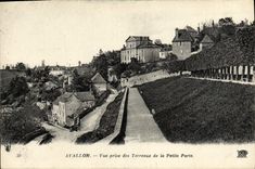 CPA Avallon Vue Prise Des Terreaux De La Petite Porte