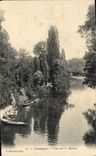 VINTAGE POSTCARD Champigny Seen On the Marne