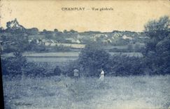 CPA Champlay Vue Generale