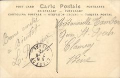VINTAGE POSTCARD Chastellux Seen On the Castle