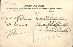 VINTAGE POSTCARD Chastellux the Castle Seen Of the Park