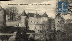 CPA Chastellux Le Chateau Vue de la facade principale