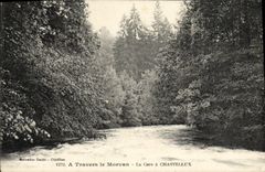VINTAGE POSTCARD Through Morvan the Cure has Chastellux