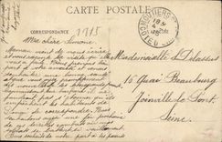 VINTAGE POSTCARD Valley Of the Cure Castle De Chastellux And the Viaduct