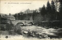 CPA Environs d'Avallon Le Pont De Chastellux
