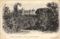 CPA Vallee de la Cure Vue sur le chateau de Chastellux