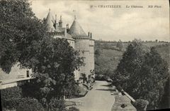 VINTAGE POSTCARD Castle of Chastellux