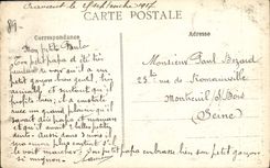 VINTAGE POSTCARD Cravant Maison Out of Wooden Carves