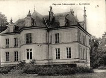 CPA Cry Sur l'Armancon Le Chateau