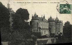 VINTAGE POSTCARD Valley Of the Cure Castle De Chastellux