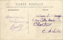 VINTAGE POSTCARD Valley Of the Cure Castle De Chastellux