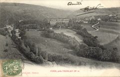 VINTAGE POSTCARD Cure Close Vezelay