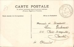 VINTAGE POSTCARD Cure Close Vezelay