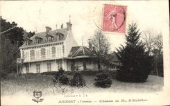 CPA Dixmont Chateau De Mlle D'Eichthal
