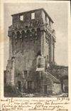 VINTAGE POSTCARD Druyes Doujon Castle Dimensions Entry