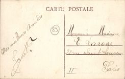 VINTAGE POSTCARD Fleury Panoramic View