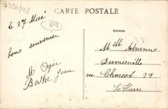 VINTAGE POSTCARD Historical Joigny Old woman House In Her Old State