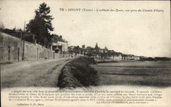 CPA Joigny L'Enfilade Des Quais Vue Prise Du Chemin D'Epizy