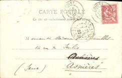 VINTAGE POSTCARD Joigny Tree De Jesse