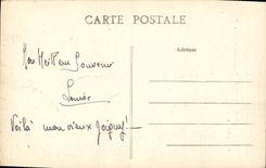 VINTAGE POSTCARD Old Joigny Old House of the 16th drawing of Small Victor