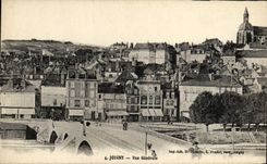 VINTAGE POSTCARD Joigny View