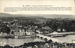 CPA Joigny Perspective Des Deux rives Du Pont