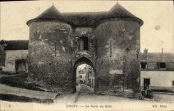 VINTAGE POSTCARD Joigny the Gate Of Wood