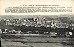 VINTAGE POSTCARD Joigny Panorama Of the Pirse City Of the New Road