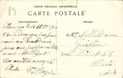 POSTAL Joigny de la VENDIMIA las caminatas y los mercados de los lugares