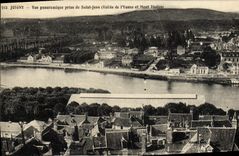 CPA Joigny Vue Paneramique prise de Saint Jean Vallee de l'Yonne et Mont Tholon