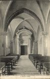 CPA Lezinnes Interieur de I'eglise Porte d'entree retable 