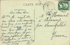 VINTAGE POSTCARD Lucy On Yonne Castle of Faulin Carries old vault