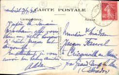 VINTAGE POSTCARD Montreal the River and I' Eglise