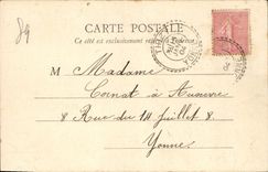 VINTAGE POSTCARD Interior Montreal of I' Eglise