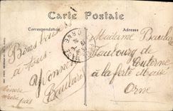 VINTAGE POSTCARD Valley of the Cure Pierre Perthuis the Perthuis rock