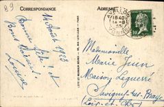 VINTAGE POSTCARD Pierre Perthuis Two Bridges