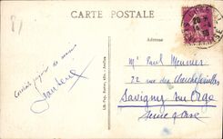 CPA Vezelay Historique Pierre Perthuis La roche Percee