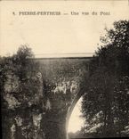 CPA Pierre Perthuis Une vue du Pont