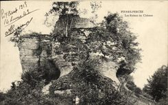 CPA Pierre Perthuis Les Ruines du Chateau