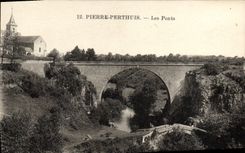 CPA Pierre Perthuis Les Ponts